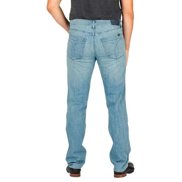 NEW Calvin Klein Mens Straight Leg Jeans | Light wash - Picture 3 of 5